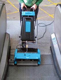 Escalator Travelator Cleaning Machine - Rotowash
