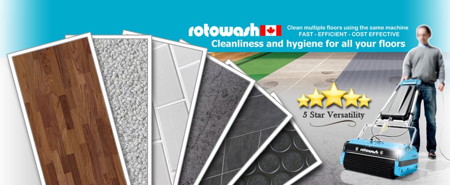 The Best Hard Surface Floor Cleaning Machine - Rotowash