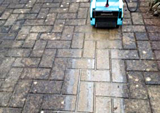 Cleaning Brick Flooring - Rotowash