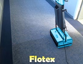 Cleaning Flotex Floors - Rotowash