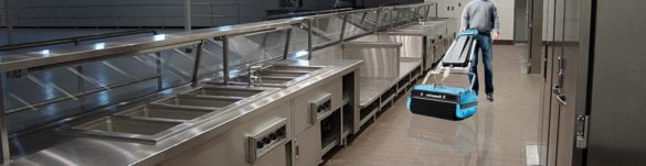 Food Production Kitchen Floor Cleaning Machine - Rotowash