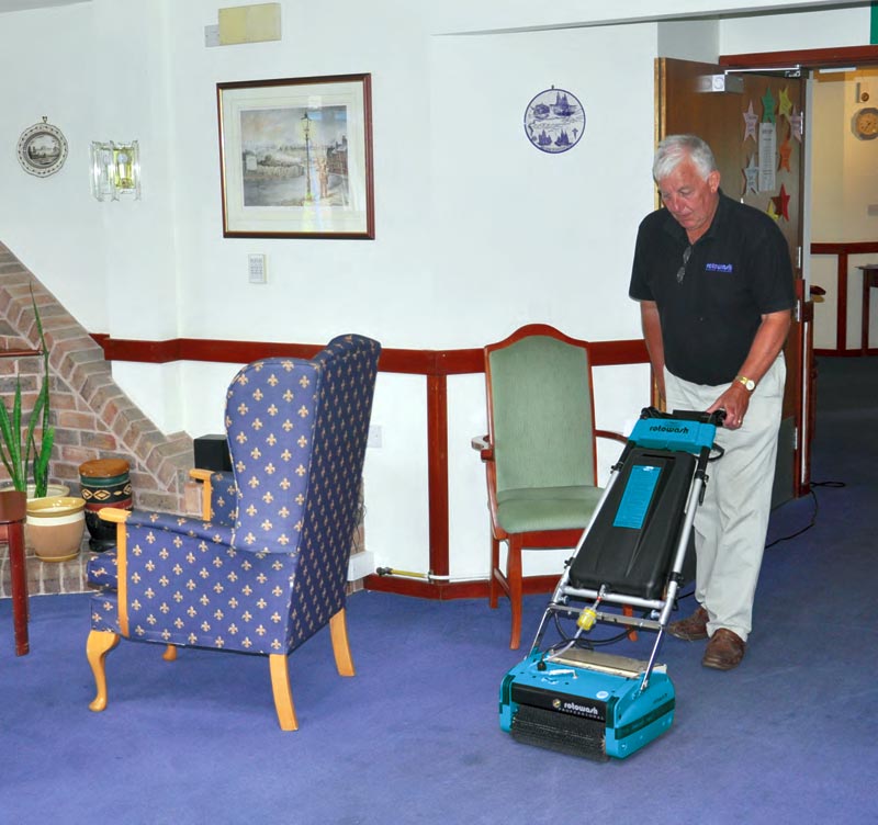Retirement Homes Floor Cleaner Equipment - Rotowash